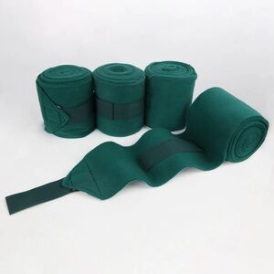 SOLD Set of 4 Hunter Green Polo Wraps